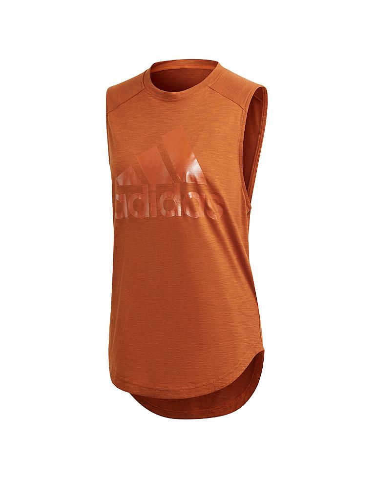 ADIDAS Damen Tanktop ID Winners Muscle Shirt braun | XS ADIDAS Damen Shirt ID Winners Muscle rosa | XS